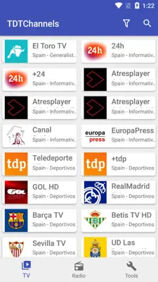 TDTChannels Player android App screenshot 5